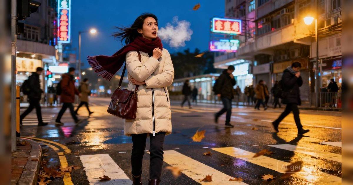 寒流今晚殺到香港｜天文台預告氣溫急降！新界呢區最低得8度？