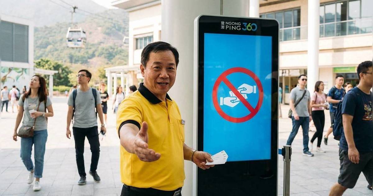 昂坪360驚現「假職員」｜公然兜售平價飛呃遊客！職員寸爆：見工唔成功？