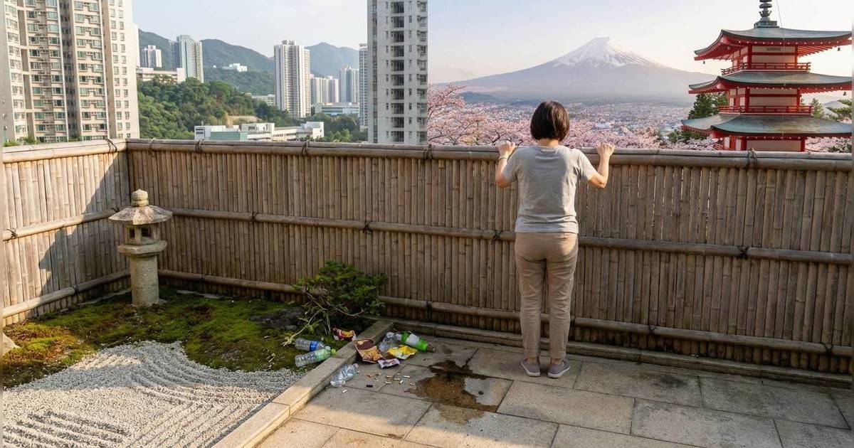 富士山絕景｜櫻花祭10年首度停辦！居民怒轟遊客恐怖行徑：擅闖民居當廁所？