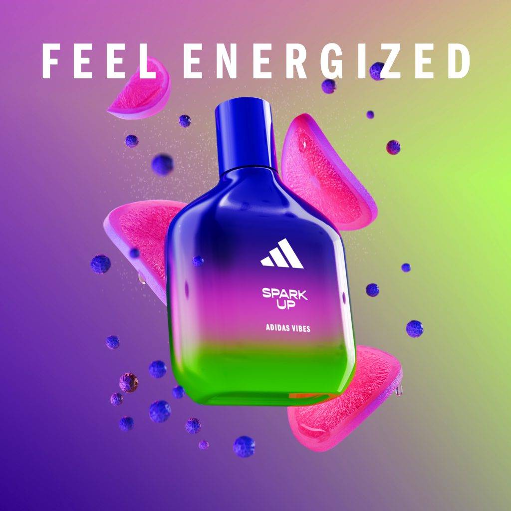 adidas vibes 心動紫 Spark Up（圖片來源：adidas）