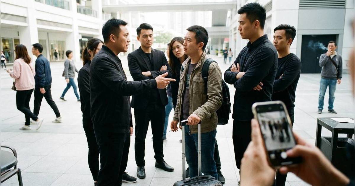 內地旅客東涌吸煙｜突被6人包圍勒索現金罰款 網民教1招KO騙徒！