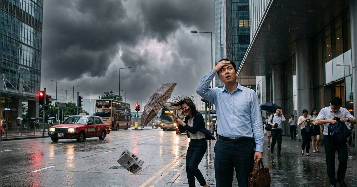 天文台早上突發提示｜廣東雷雨區正移近！預告中午前後天氣大變殺到香港？