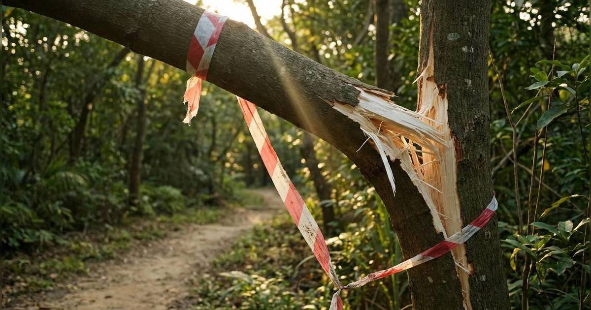 內地客攻陷麥理浩徑｜無視警告膠帶「擒樹」打卡 港人目擊心酸一幕：好心痛！