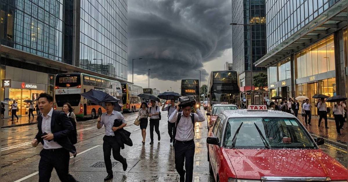 天文台突發預警｜香港未來一兩小時或遭冰雹吹襲！籲市民：立即到安全地方躲避