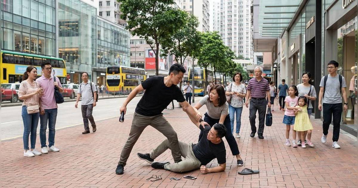 29歲休班警銅鑼灣MMA｜疑因1件事遭兩地牌司機「手電筒爆頭」！血流披面畫面極震撼