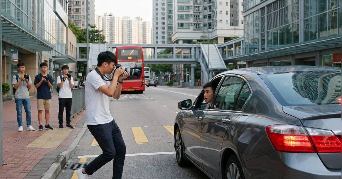 16歲巴士迷追巴士出事！｜長沙灣馬路中心遭私家車撞飛 網民睇片鬧爆：累人累己！