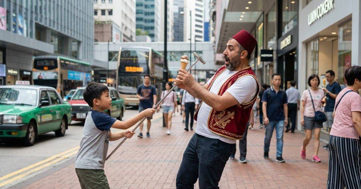 港媽遊日拍片曬仔搶土耳其雪糕｜竟大讚「思維比人高」！網民圍剿：無禮貌當有性格？