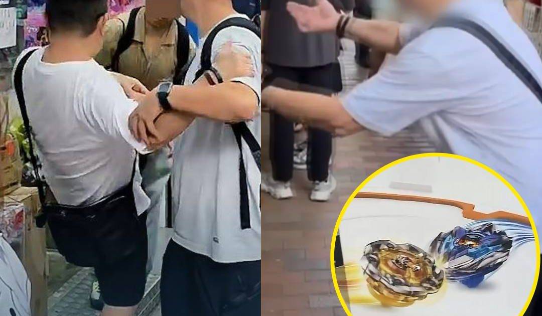 東張西望｜排隊買爆旋陀螺變MMA 阿叔爆粗撩𡃁仔隻揪下場極意外