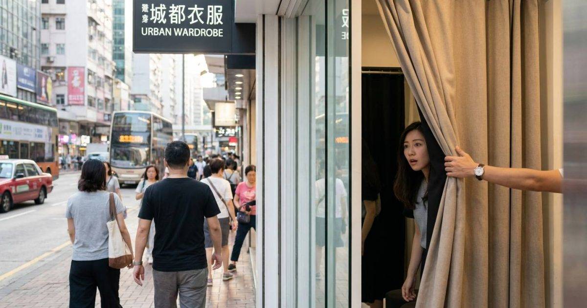 女網民試身室換衫｜突遭陌生男拉開布簾嚇到報警！CCTV揭心寒一幕？
