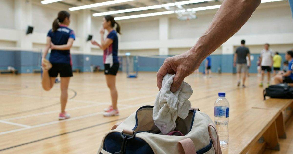 女子打波汗巾慘被阿叔偷走｜拎入袋「消失5分鐘」 網民驚揭對方係慣犯：好變態！