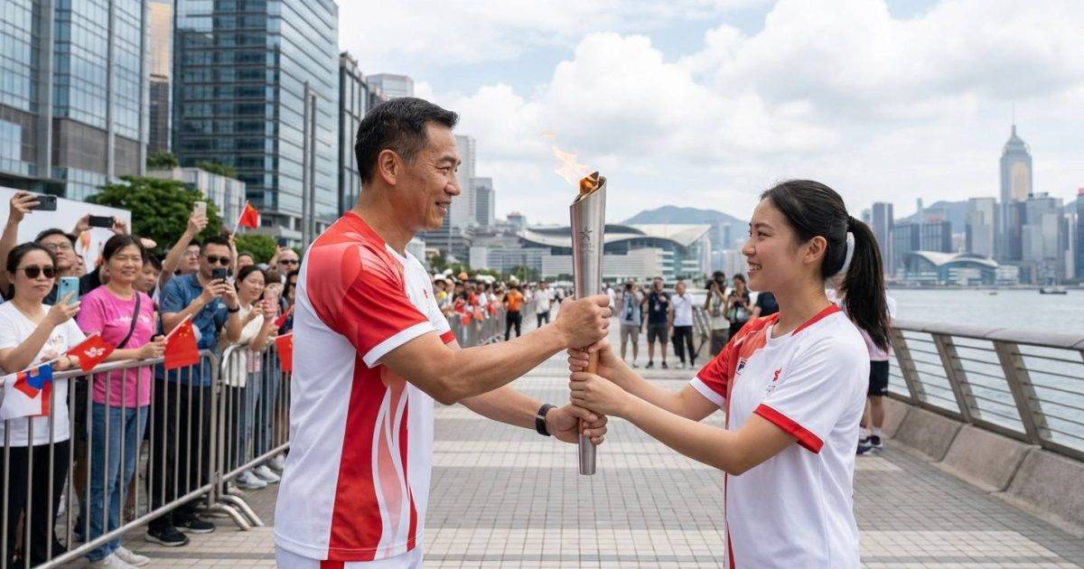 單車傳奇黃金寶再任亞運火炬手｜名古屋直擊傳聖火驚人一幕！親揭新方式：無火炬直接傳